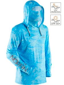 Norfin SUN PRO WAVES HOODIE BLUE