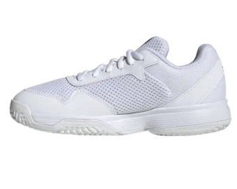 Детские Кроссовки теннисные  Adidas Courtflash K - cloud white/core black/cloud white