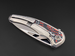 Складной нож Whale [M390 Nebula carbon]