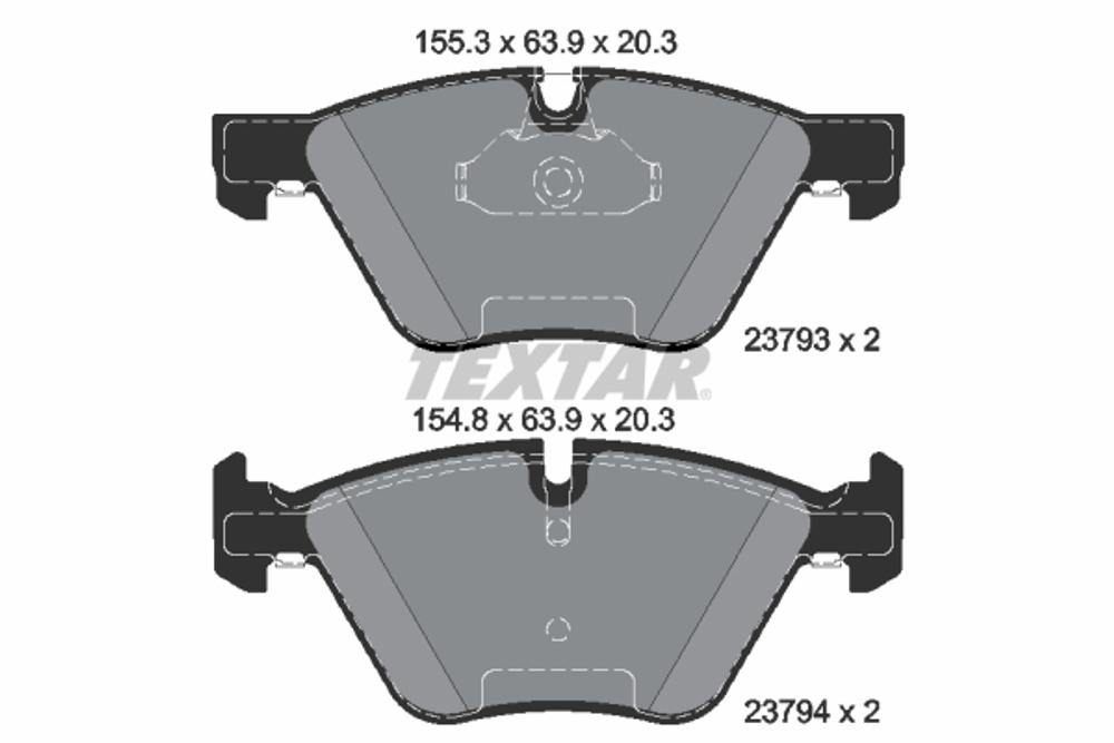 TEXTAR - 2379301-TET - Brake Pad Set, disc brake