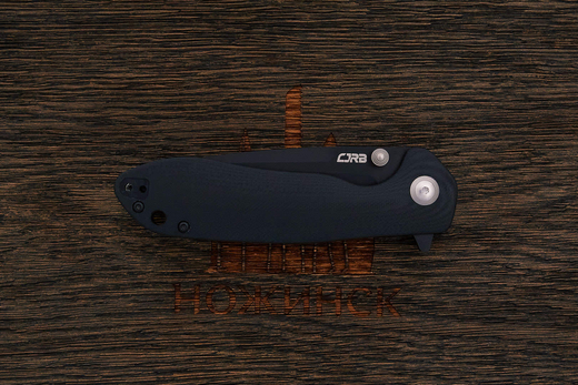 Нож складной CJRB J1920-BBK Scoria, клинок 88мм, сталь AR-RPM9, рукоять G10