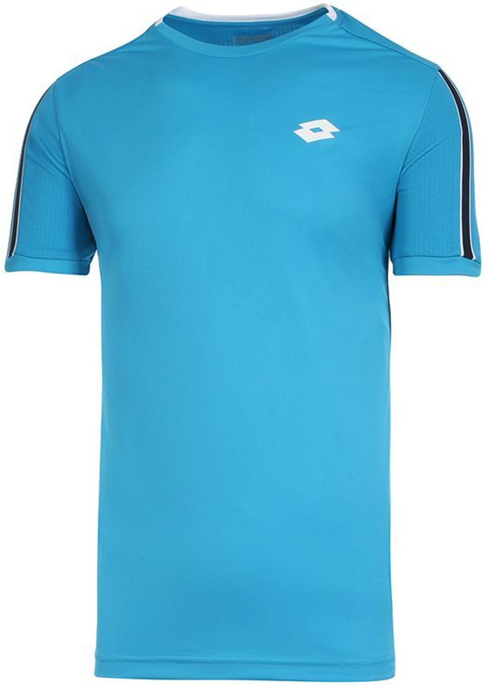 Футболка для мальчика теннисная Lotto Squadra B II Tee PL - blue bay