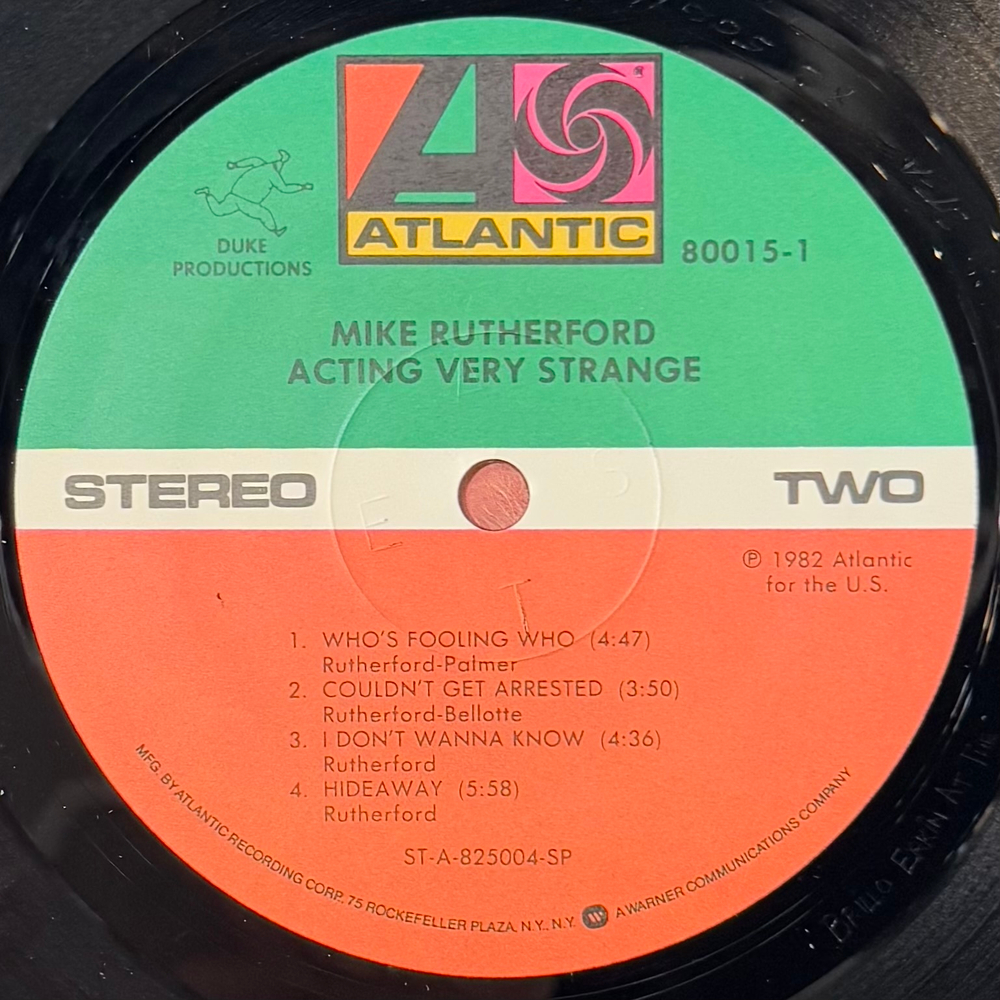 Виниловая пластинка Mike Rutherford - Acting Very Strange LP