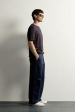 ФУТБОЛКА ИЗ ПЛОТНОГО ХЛОПКА С КОРОТКИМИ РУКАВАМИ — ZARA · 4092/443