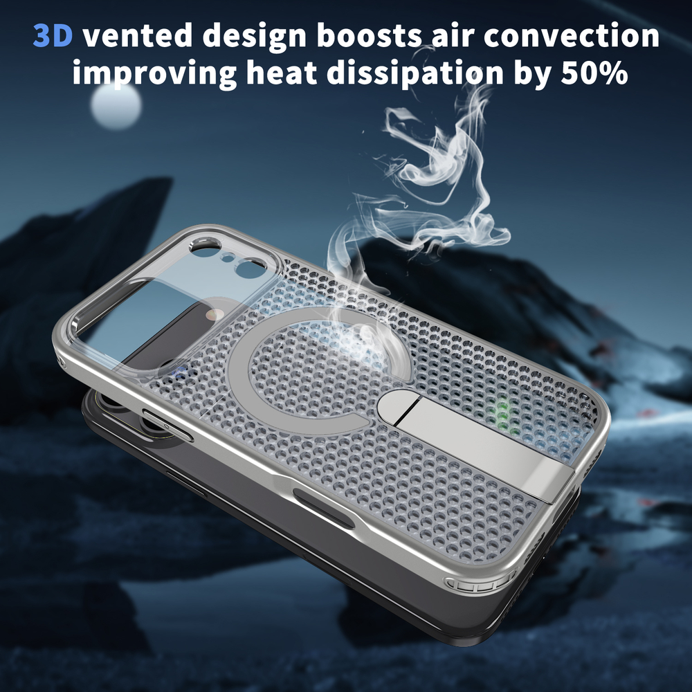 Прозрачный чехол Mesh Pro Magnetic Case для iPhone 17 Pro Max