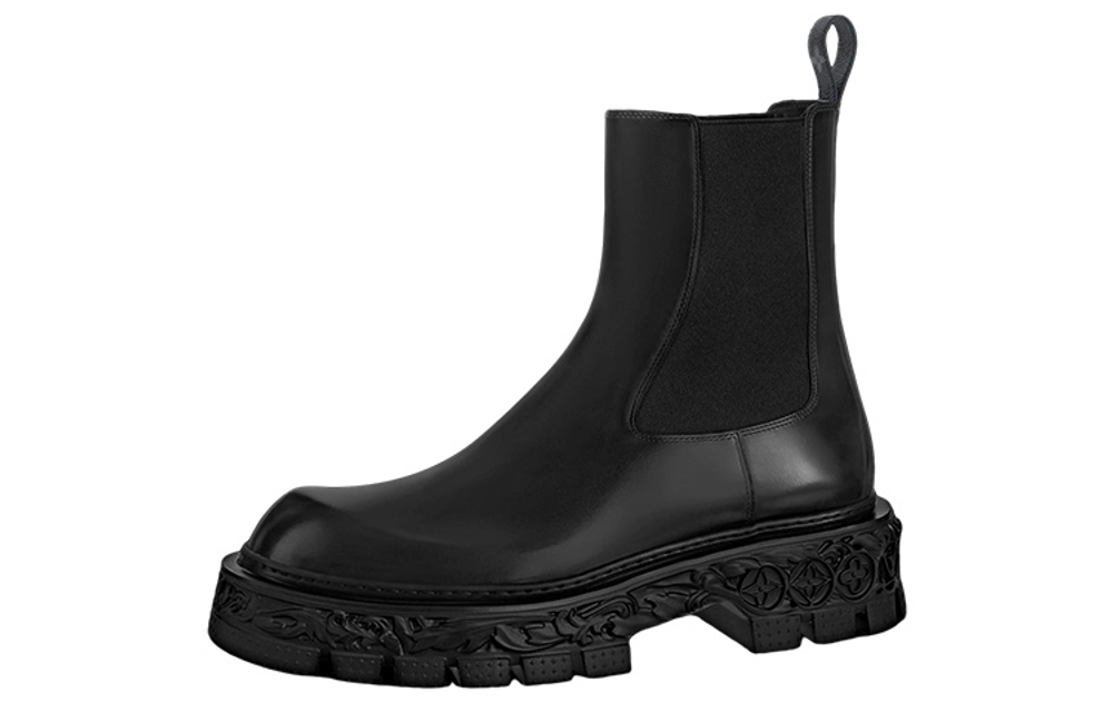 LOUIS VUITTON Lv Baroque Chelsea Boots "Black"