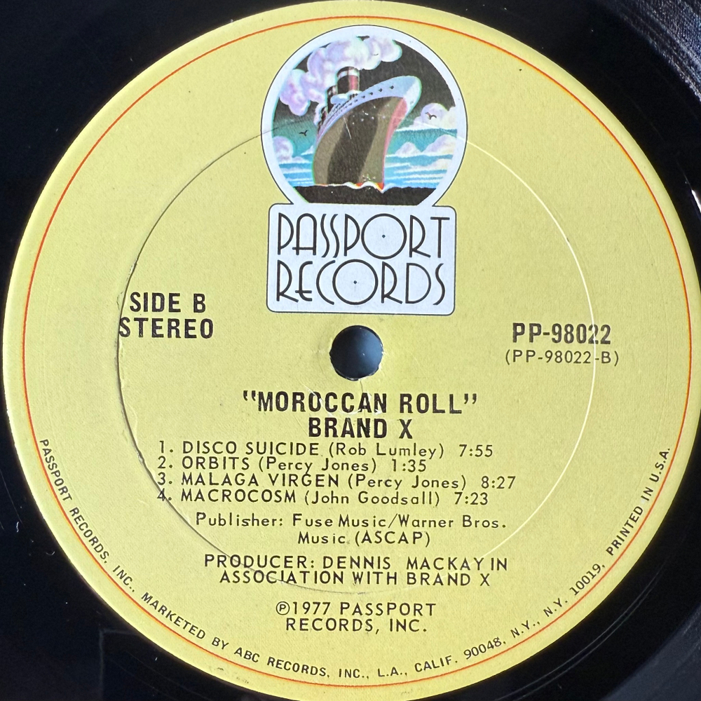 Brand X ‎– Moroccan Roll (США 1977г.)