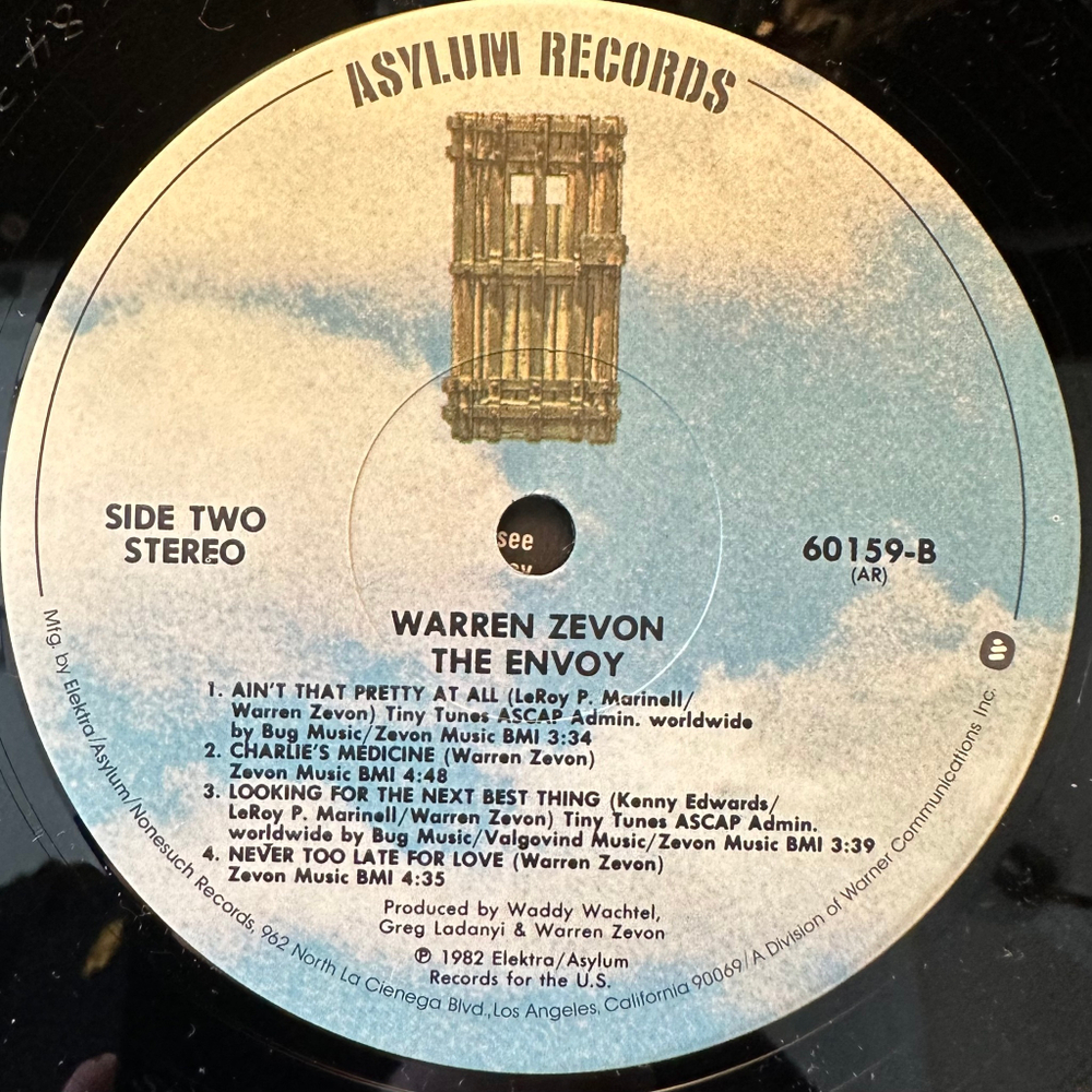 Warren Zevon - The Envoy (США 1982г.)