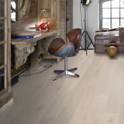 Паркетная доска Kahrs Дуб Снег Матовый Лак (OAK NOUVEAU SNOW)