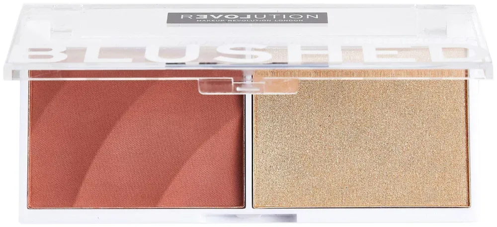 РУМЯНА И ХАЙЛАЙТЕР Makeup REVOLUTION BLUSHED Duo Blush & Highlighter - Kindness