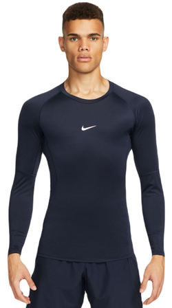 Компрессионка  Nike Pro Dri-FIT Tight Long-Sleeve фитнес Top - небесный