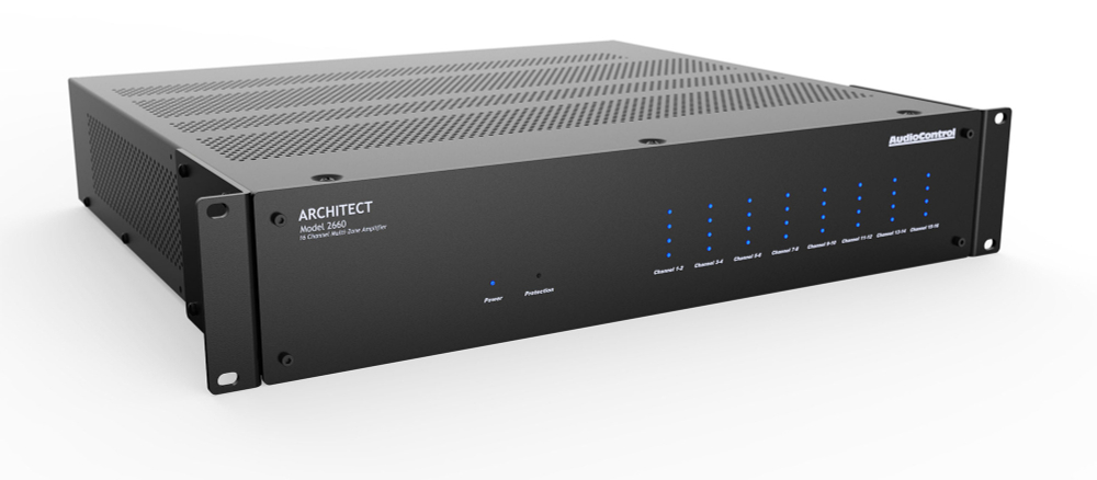 AudioControl Architect 2660 — 16-канальный мультизональный усилитель мощности