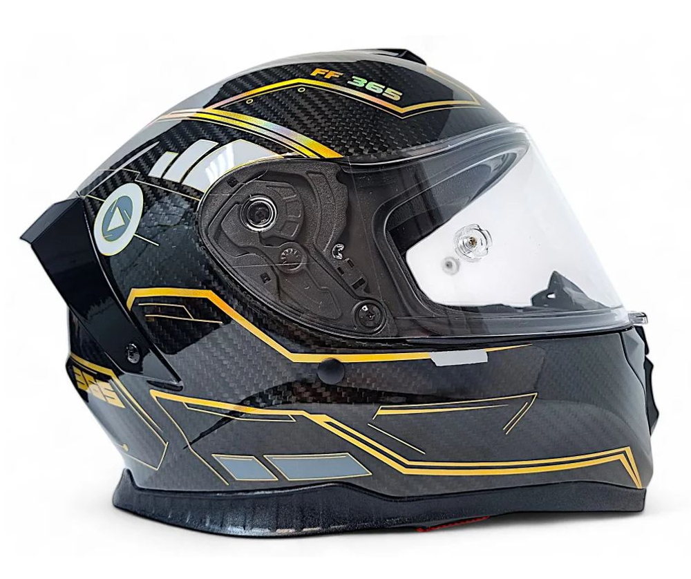 Шлем AiM RH365 Carbon KAIQI GOLDEN