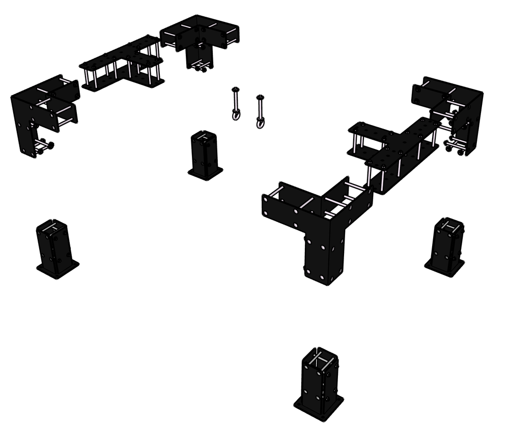 Теневая пергола для гамаков