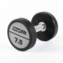 Гантельный ряд полиуретановый (шаг 2,5 кг, 10 пар) PROFI-FIT 2,5-25 кг
