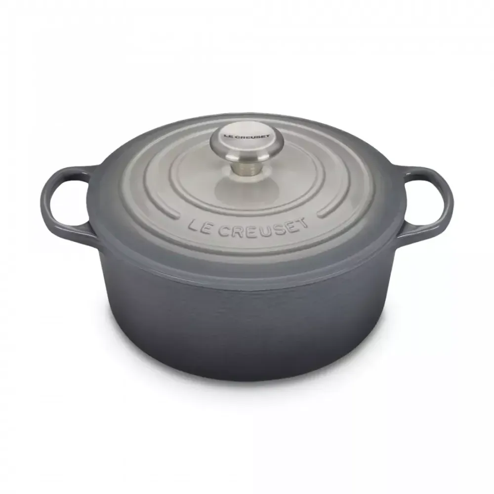 Чугунная кастрюля Le Creuset, Серый