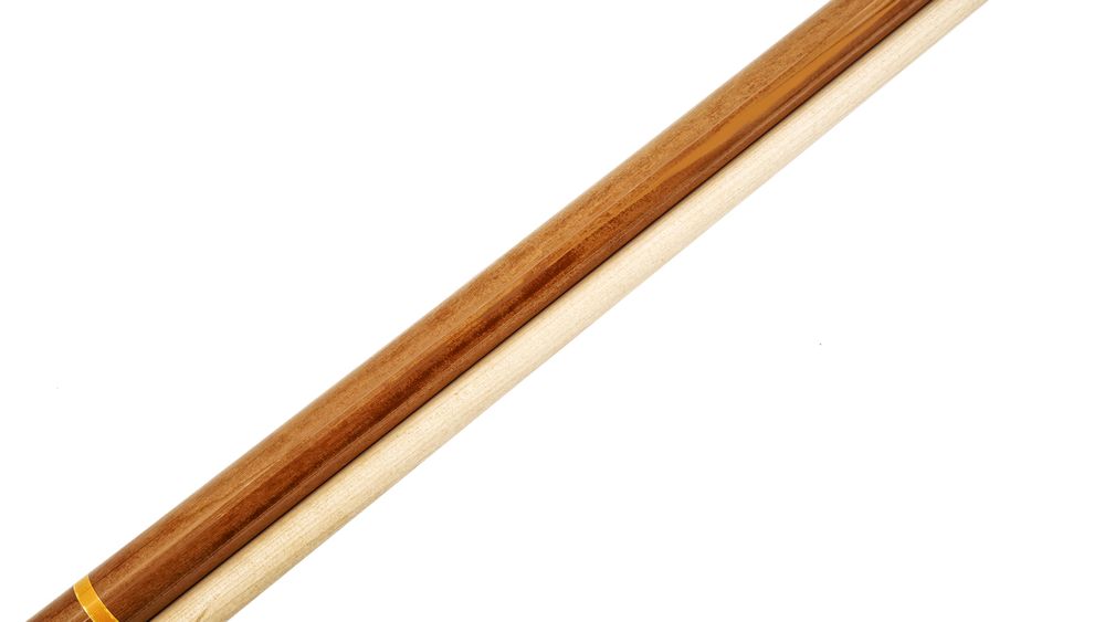 Двухсоставной бильярдный кий для русской пирамиды Classic "W-6063" (коричневый)