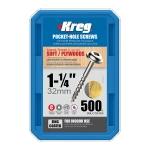 Шурупы с крупным шагом 1-1/4"-500 шт Kreg SML-C125-500-INT