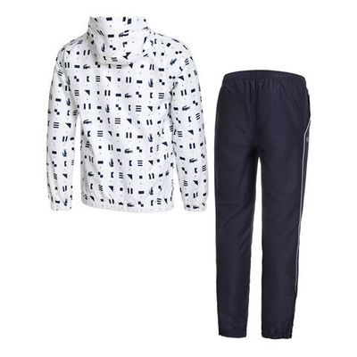 Мужские теннисные Костюмы Lacoste Men - White, Dark Blue