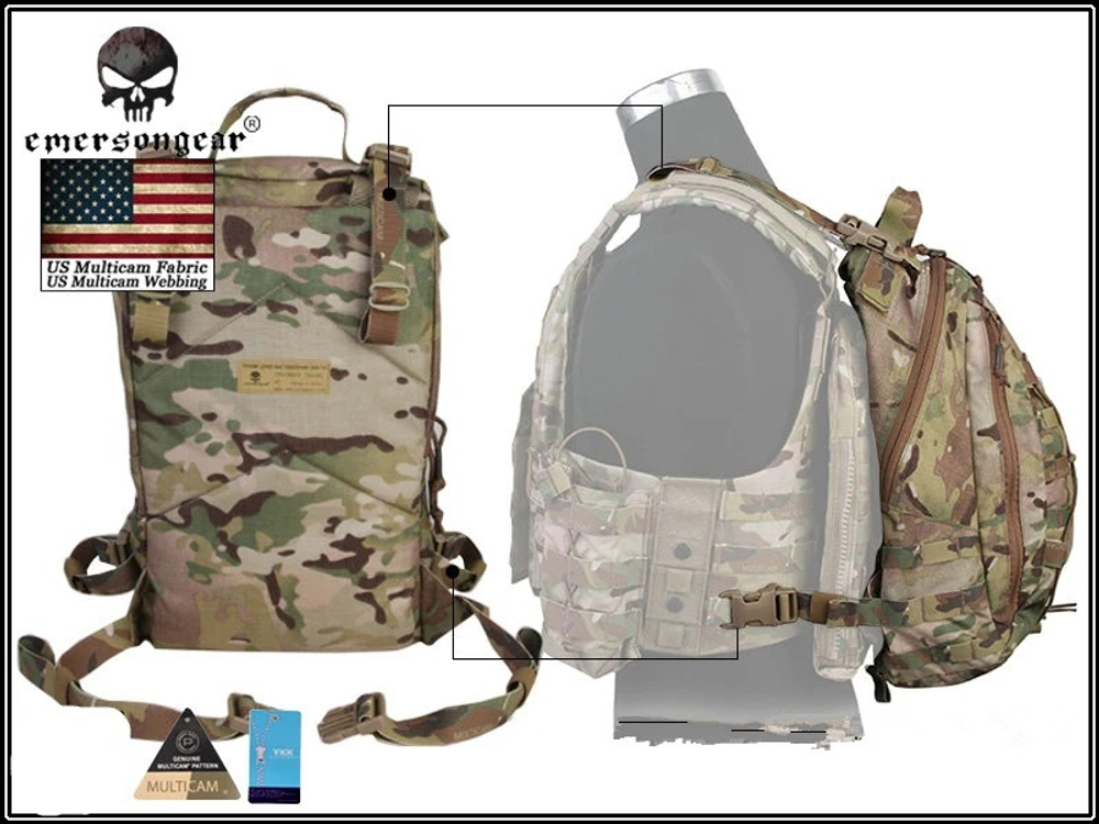 Рюкзак тактический EmersonGear Assault Pack 18 л EM5818MC (Мультикам)