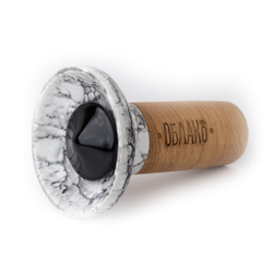 Чаша Oblako Flow - Black/Black-White Mramor