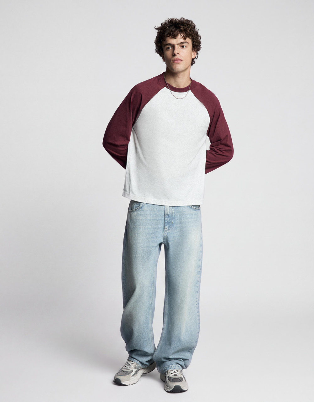 Мужские джинсы twisted barrel fit - BERSHKA