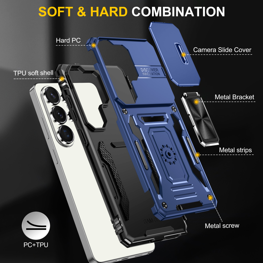 Чехол Safe Case с кольцом и защитой камеры для Samsung Galaxy S26 Ultra