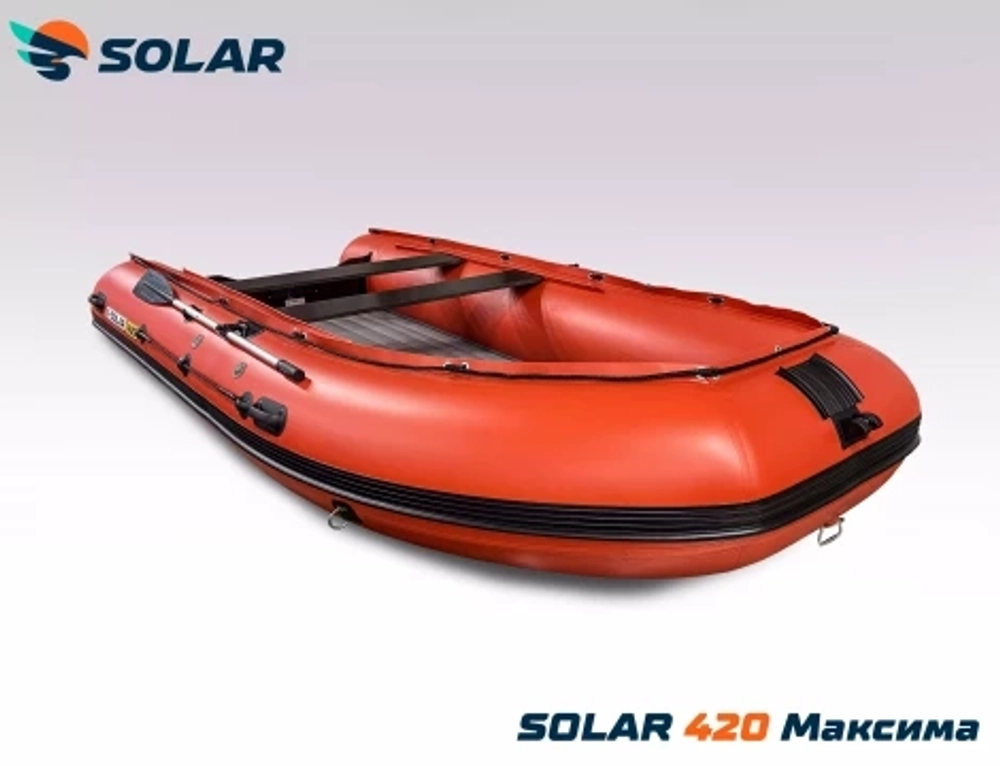 Лодка надувная моторная solar-420 к