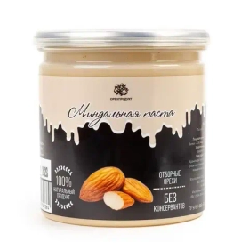 Миндальная паста 100% Орехпродукт 200 гр.