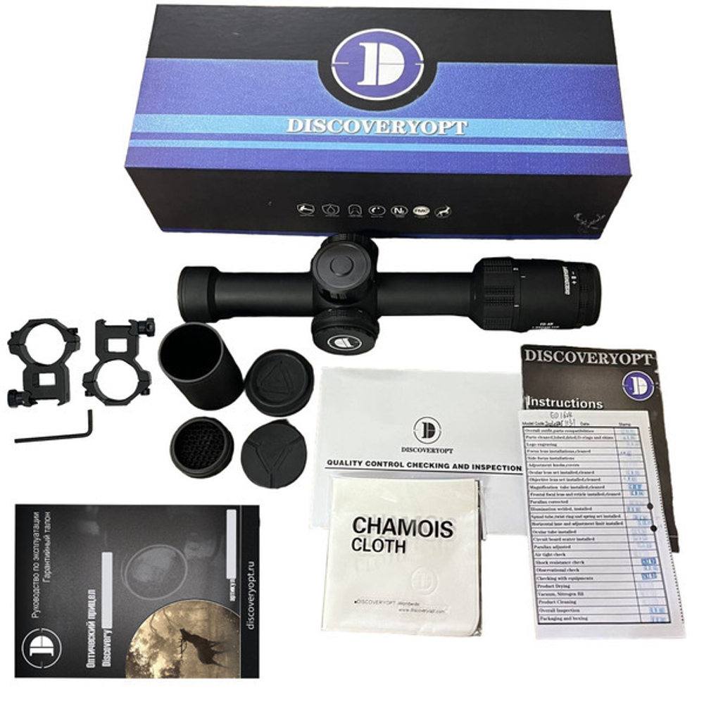 Оптический прицел DISCOVERY ED-AR 1-6X24IR FFP FW30