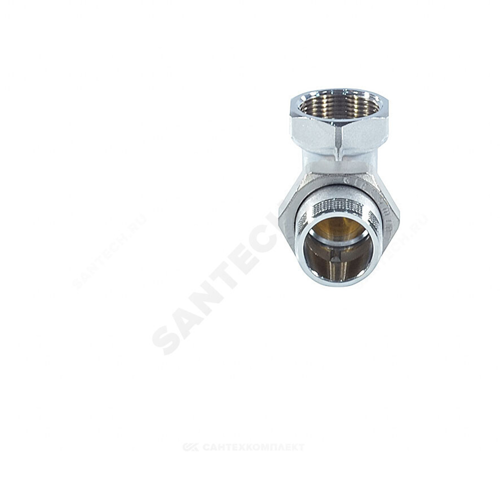 Соединитель латунь хром американка Ду 15 (1/2") угловой ВР/НР R19 Giacomini R19X003