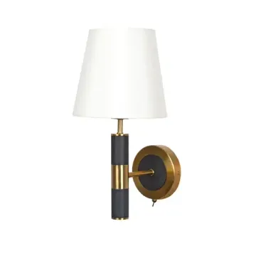 Бра 1*E27 A5066AP-1BK черный/белый BRROBERT Arte Lamp