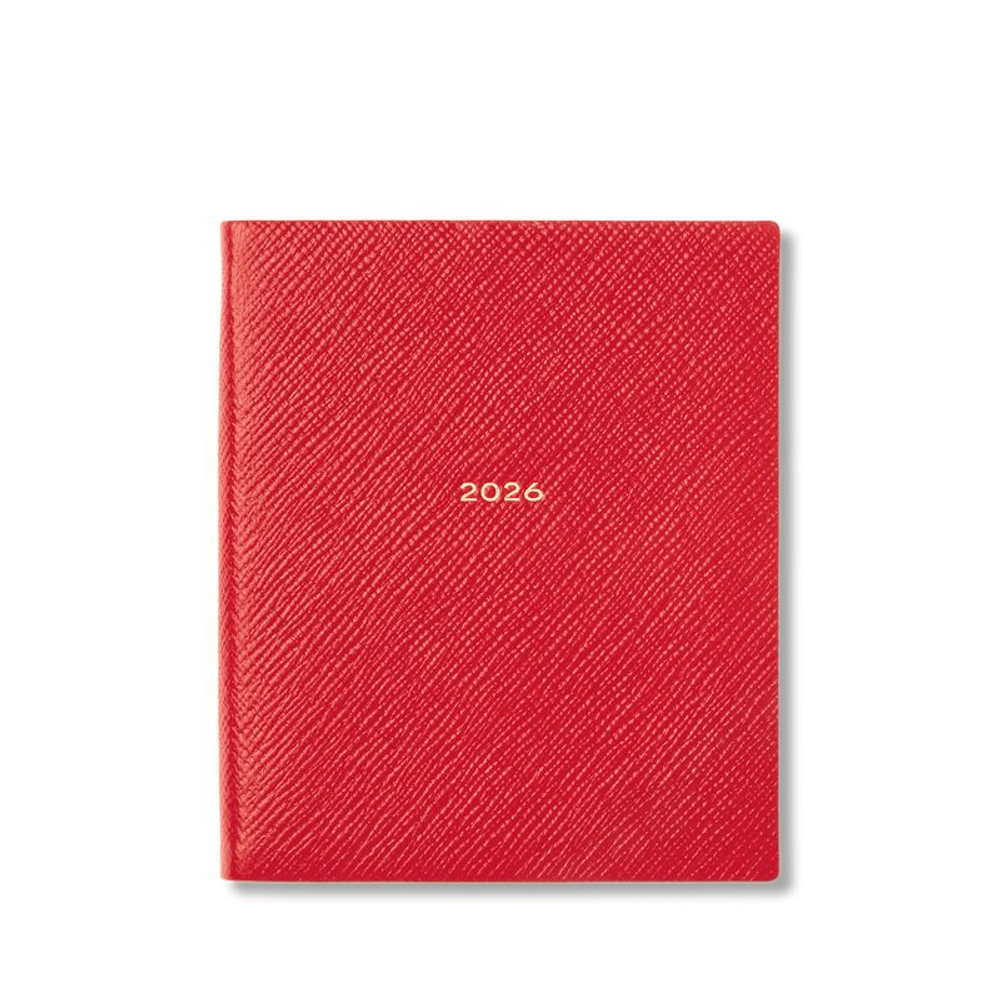 Smythson Ежедневник 2026 Premier Daily Fashion Diary in Panama, Lilac