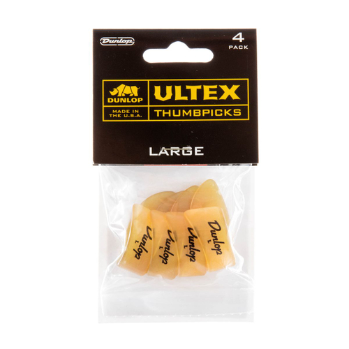 Dunlop 9073P Ultex Gold 4Pack когти на большой палец, большие, 4 шт.