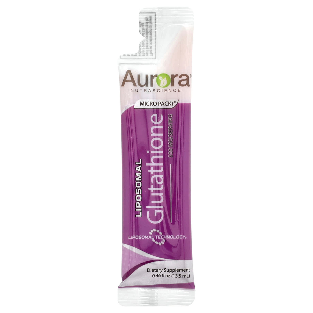 Aurora Nutrascience, Micro-Pack+®, липосомальный глутатион, 30 пакетиков по 13,5 мл (0,46 жидк. унции)