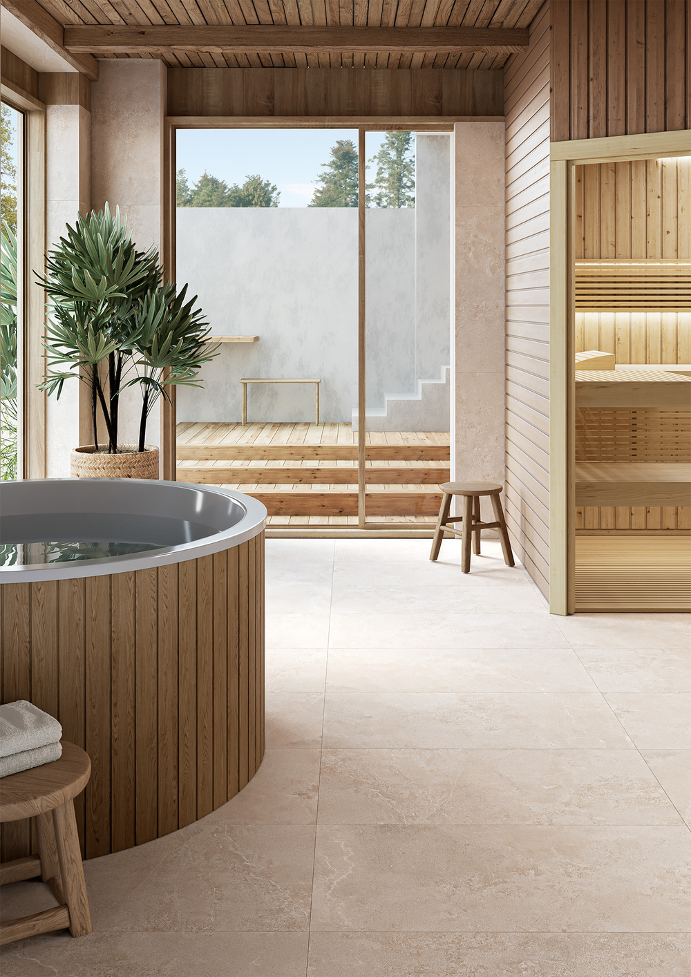 Staro Antislip LIMESTONE CREMA 60x120