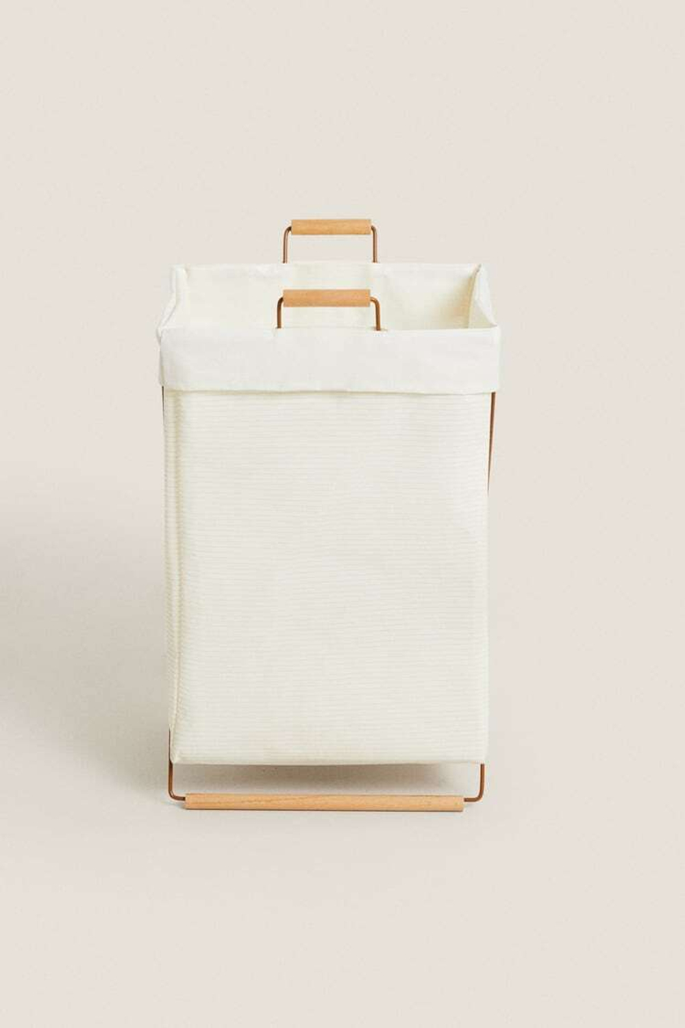 ZARA HOME СКЛАДНАЯ КОРЗИНА ДЛЯ БЕЛЬЯ, РАЗНОЦВЕТНЫЙ