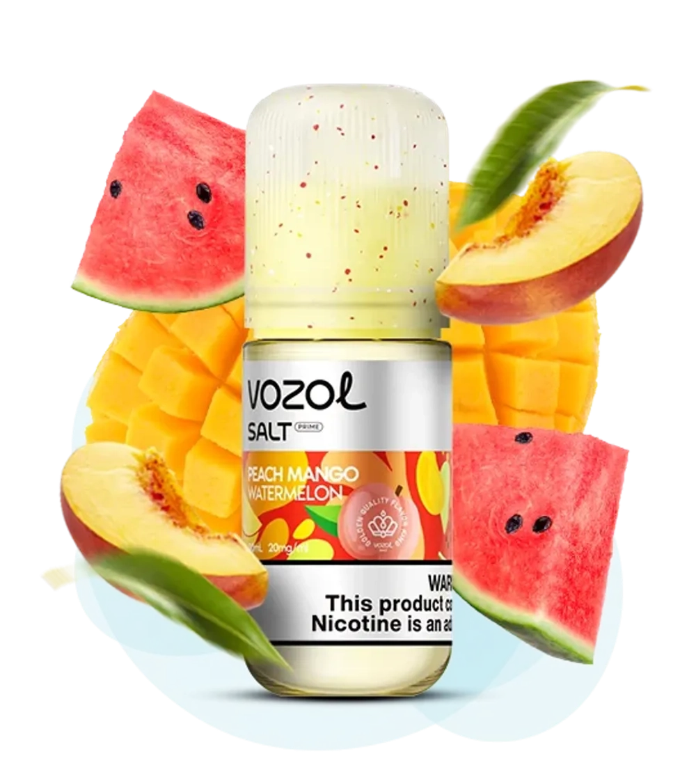 VOZOL SALT Prime - Peach Mango Watermelon (5% nic, 30ml)