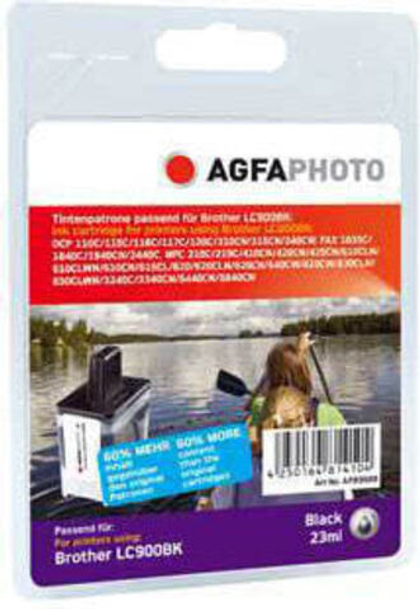 Картридж струйный черный 1 шт AgfaPhoto Holding GmbH LC900BK