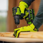 Дрель-шуруповерт акк. Greenworks DD345, 24V, б/щет, 27/45 Нм, 0-450 / 0-1850 об/мин, 13мм, 1х4Ач, ЗУ, кор (3708307CUB)