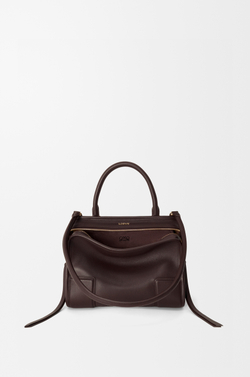 Loewe Маленькая сумка Amazona 180 из мягкой телячьей кожи, темно-каштановый