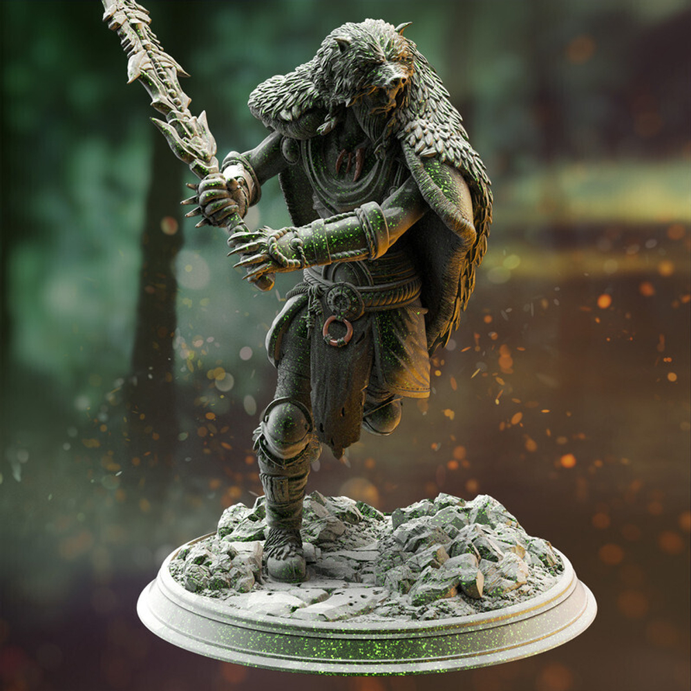 Человек Воин Паладин Варвар Файтер Рыцарь миниатюра для dnd, днд, pathfinder, фентези, Настольная игра, НРИ, Варгейм, РПГ