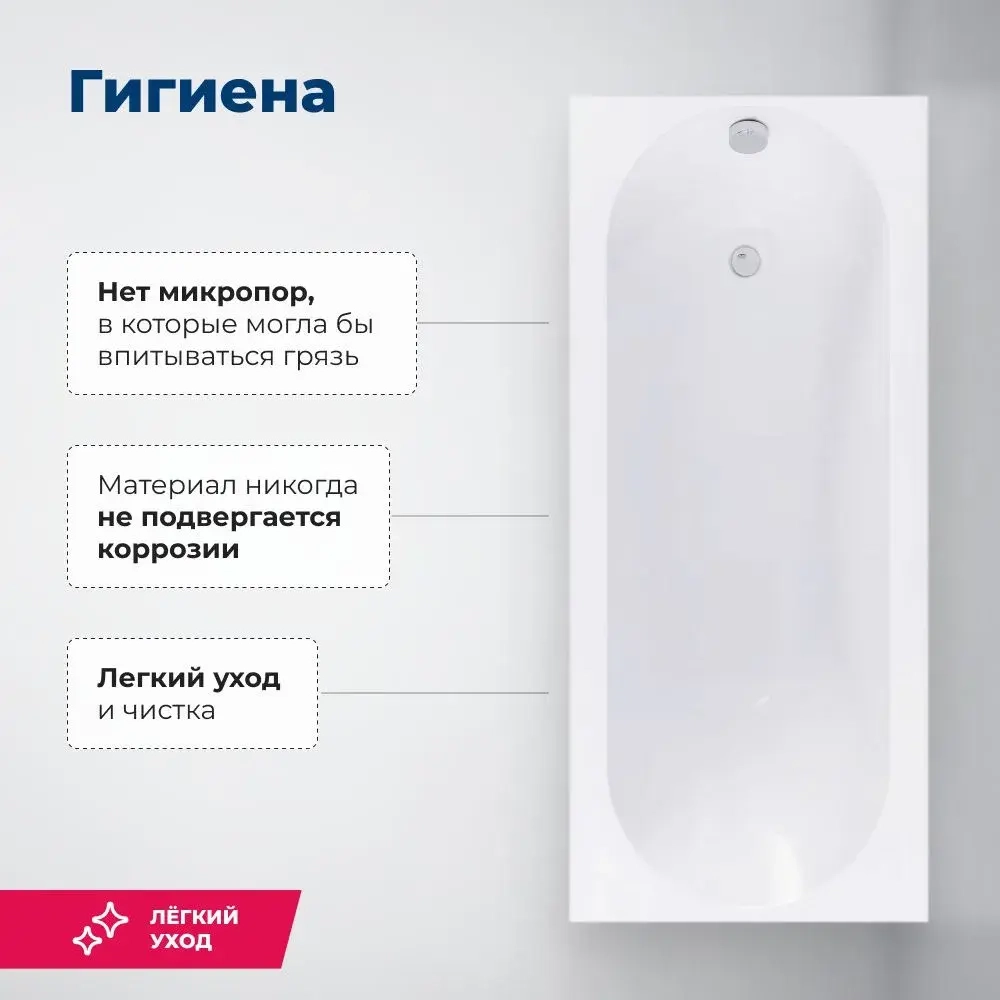 Акриловая ванна Aquanet Lotos 165x70 (с каркасом)