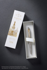 Шариковая ручка Parker Jotter Russia SE, цвет: St. Steel GT, стержень: Mblue