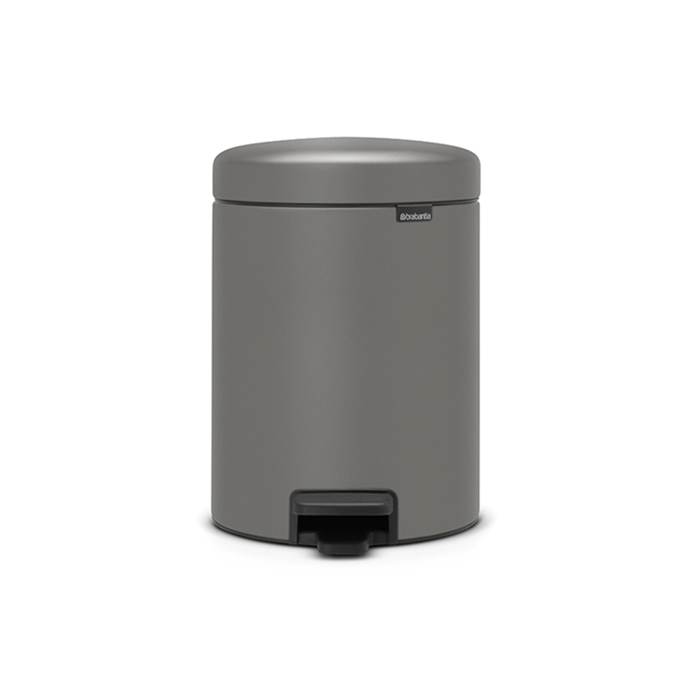 Мусорный бак с педалью newIcon 5л Brabantia Минерально-серый