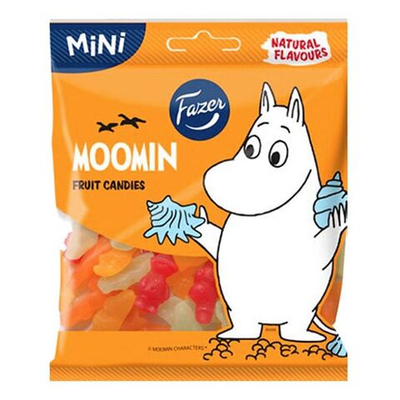 Фруктовые жевательные конфеты Fazer Moomin 80 г (Из Финляндии)