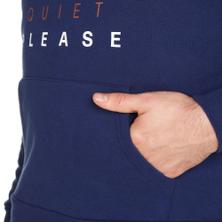 Мужская кофта теннисная Quiet Please Retro Monkey Hoody Men - Dark Blue, Multicoloured