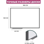 Доска магнитно-маркерная 120х180 Attache Economy лак
