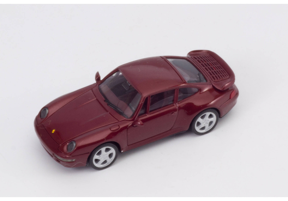 Автомобиль Porsche 911 Turbo (993), красный металлик