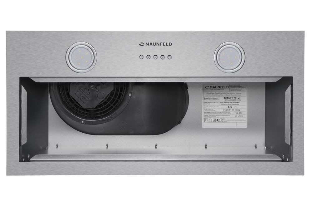 Встраиваемая вытяжка Maunfeld THAMES 601MM INOX